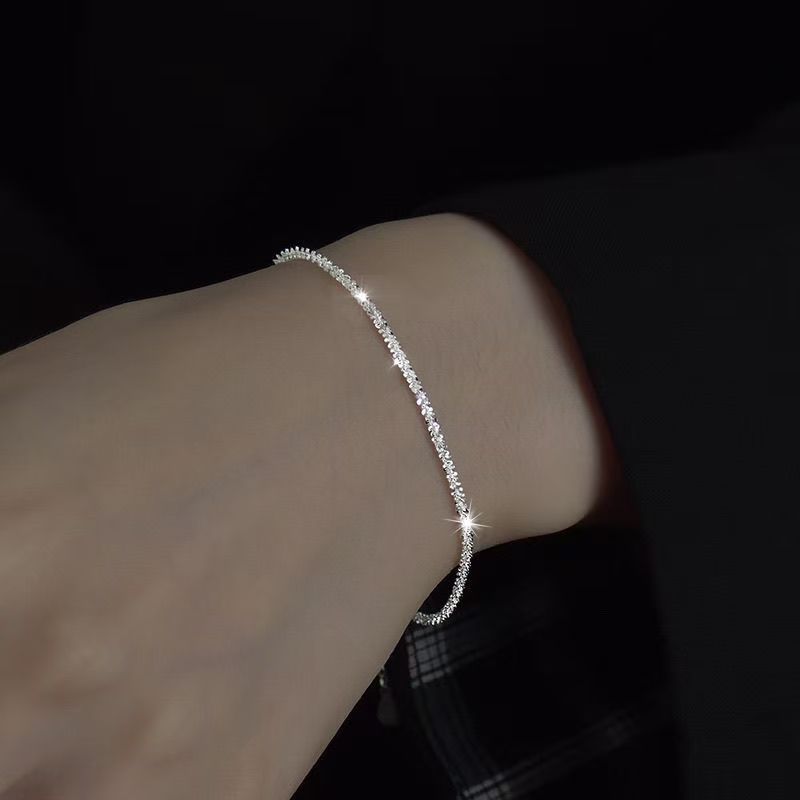 Silver diffuse star bracelet Korean version of the simple student staff daily attendance bracelet