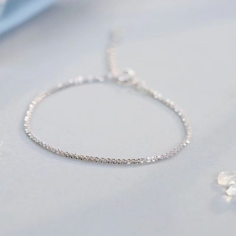 Silver diffuse star bracelet Korean version of the simple student staff daily attendance bracelet